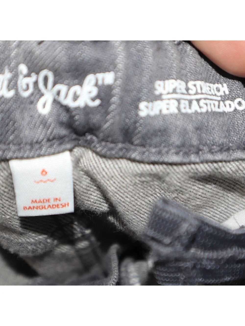 Cat & Jack Boys Slim Jeans Size 6 Gray